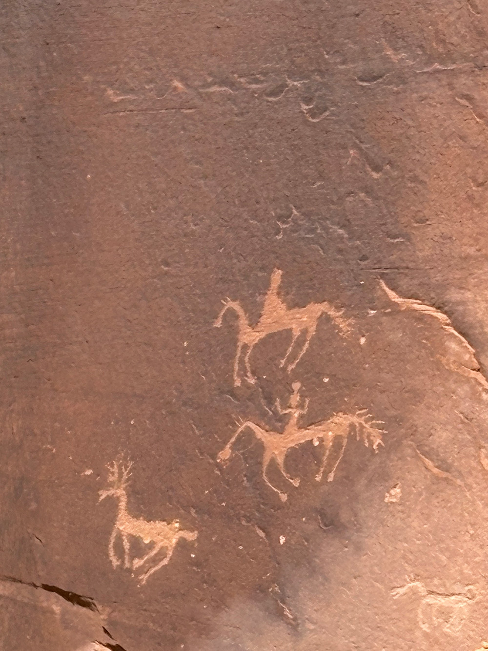 Canyon rock carvings
