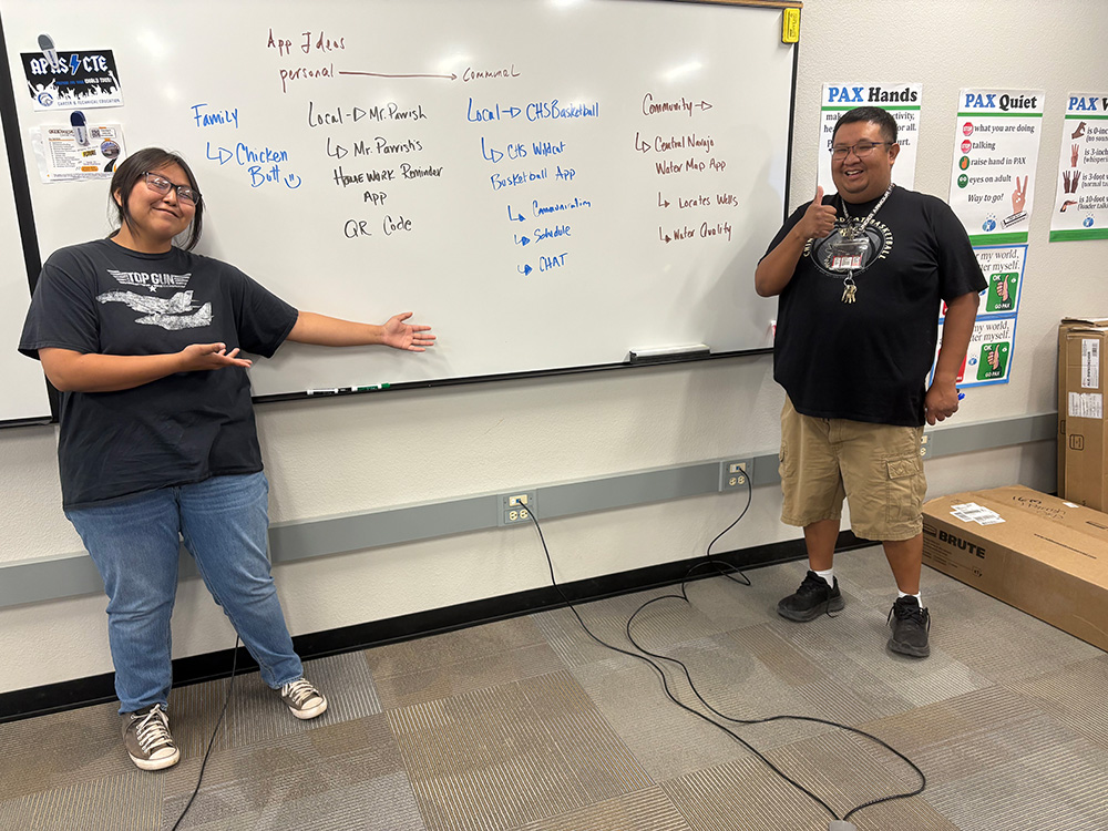 Julian and his student